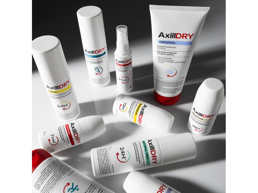 Натуральний дезодорант-спрей AxillDRY Natural Deo до 24 годин 110мл