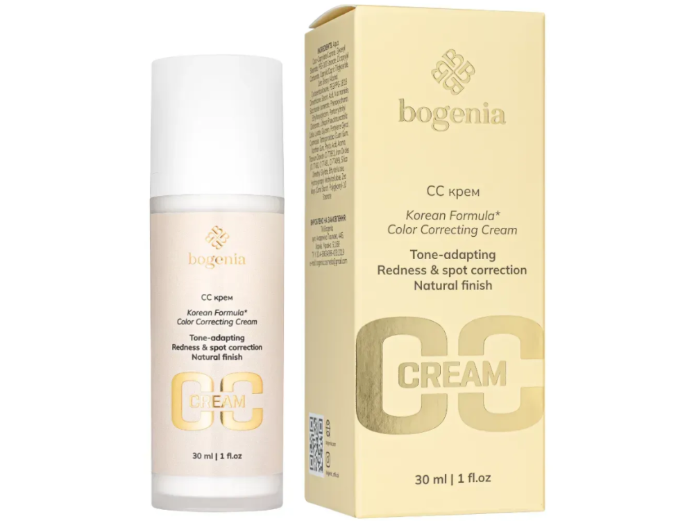 CC-крем для обличчя з мікрокапсулами Bogenia СС Cream BG614 30 мл