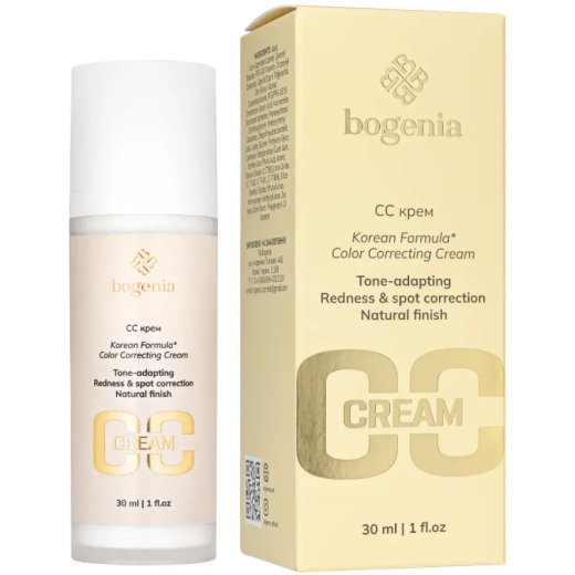 CC-крем для обличчя з мікрокапсулами Bogenia BG614 СС Cream, 30 мл