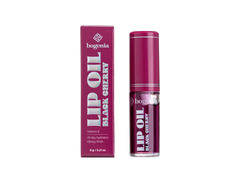 Олія для губ Bogenia BG717 Lip Oil White 003 Black Cherry