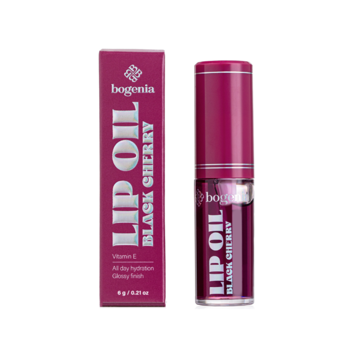 Олія для губ Bogenia BG717 Lip Oil White 003 Black Cherry