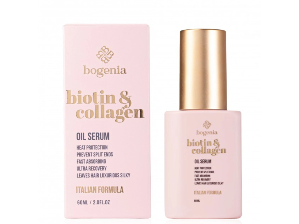 Сироватка-олія Bogenia Biotin & Collagen Oil Serum №004 BG451 60 мл