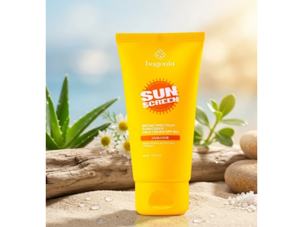 Сонцезахисний крем для обличчя Bogenia Sunscreen Face Cream BG463 SPF50+  50 мл