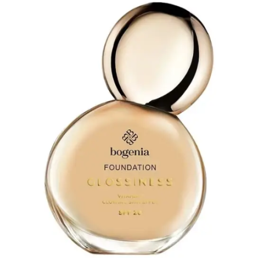 Зволожувальна тональна основа Bogenia BG600 Glossiness Beige Jasmine 005, 30 мл