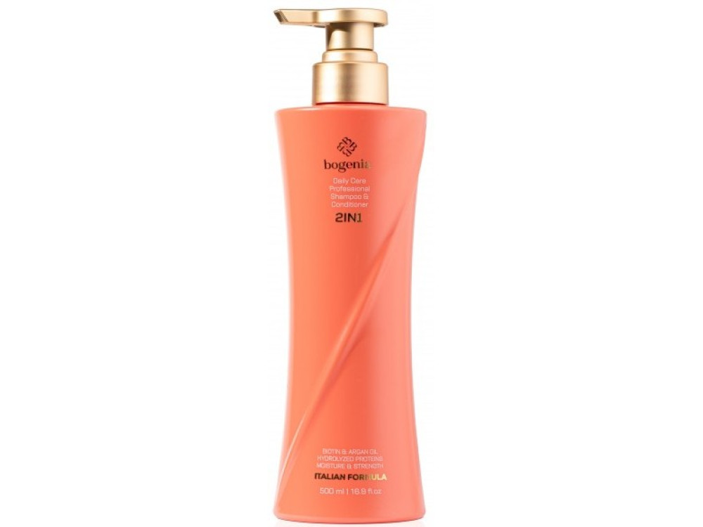 Шампунь і кондиціонер для волосся 2в1 Bogenia Daily Care Professional Shampoo & Conditioner BG460, 500 мл