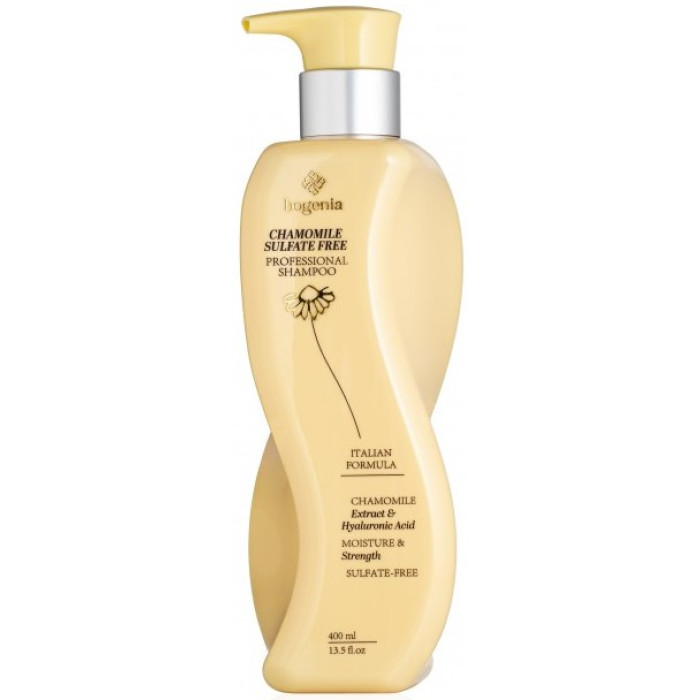 Шампунь для волосся з ромашкою Bogenia BG461 Chamomile Sulfate Free Professional Shampoo 001, 400 мл