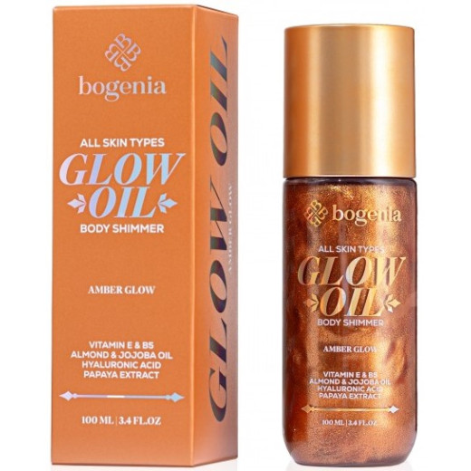 Олія-шимер для тіла Bogenia BG462 Glow Oil Body Shimmer 003 Amber Glow, 100 мл