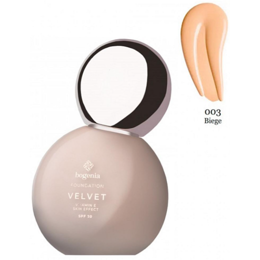 Тональна основа Bogenia Velvet BG602 003 Beige, 30 мл