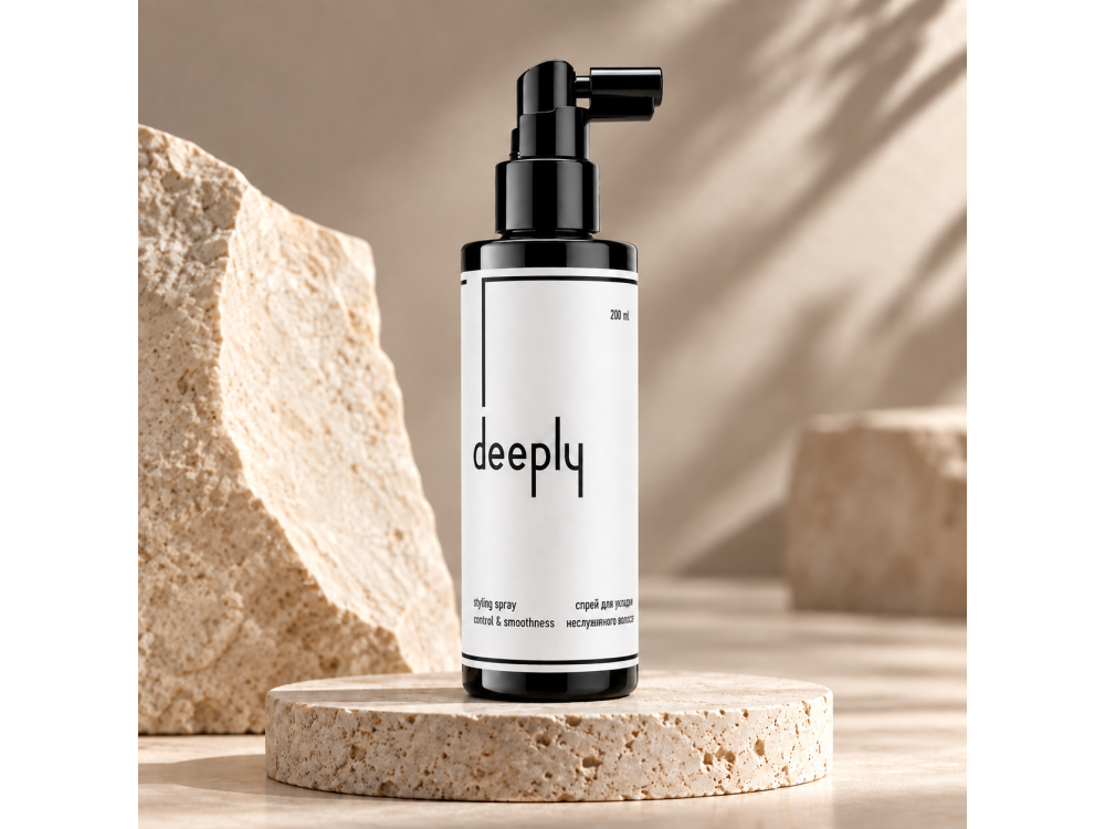 Спрей для контролю неслухняного волосся Deeply styling spray control & smoothness DP0049, 200 мл