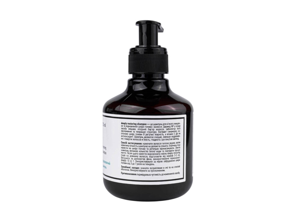Відновлюючий шампунь для волосся  Deeply restoring shampoo DP0031 (250 мл)