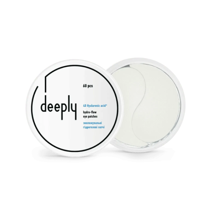 Зволожувальні гідрогелеві патчі Deeply DPBC16 ydro-flow eye patches, 60штук