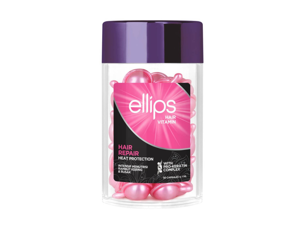 Капсули для відновлення волосся Ellips Hair Vitamin  з про-кератиновим комплексом, 50 шт по 1мл