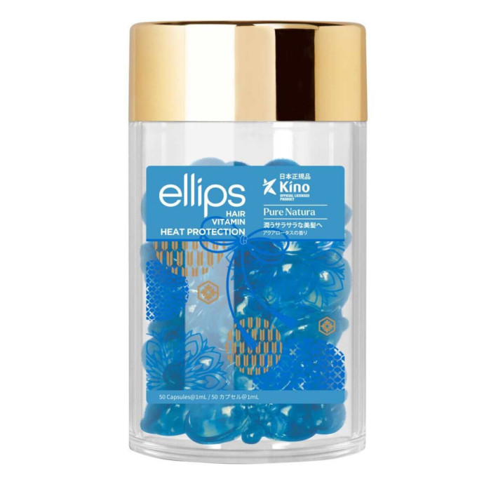 Капсули для зміцнення волосся Ellips Hair Vitamin Сила лотоса, 50 шт по 1мл