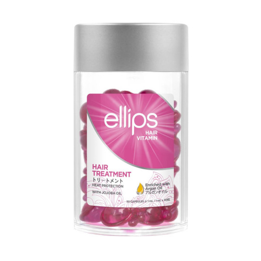 Капсули для зміцнення волосся Ellips Hair Vitamin Терапія для волосся з олією Жожоба, 50 шт по 1мл