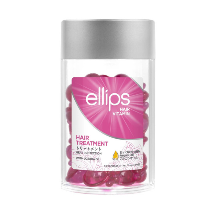 Капсули для зміцнення волосся Ellips Hair Vitamin Терапія для волосся з олією Жожоба, 50 шт по 1мл