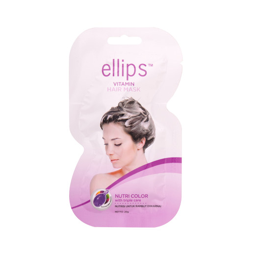 Маска для волосся Ellips Сяйво кольору, 20 г