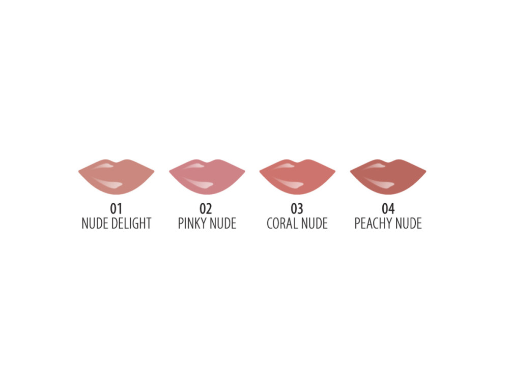 Блиск для губ Golden Rose Nude Look Natural Shine Lipgloss 01