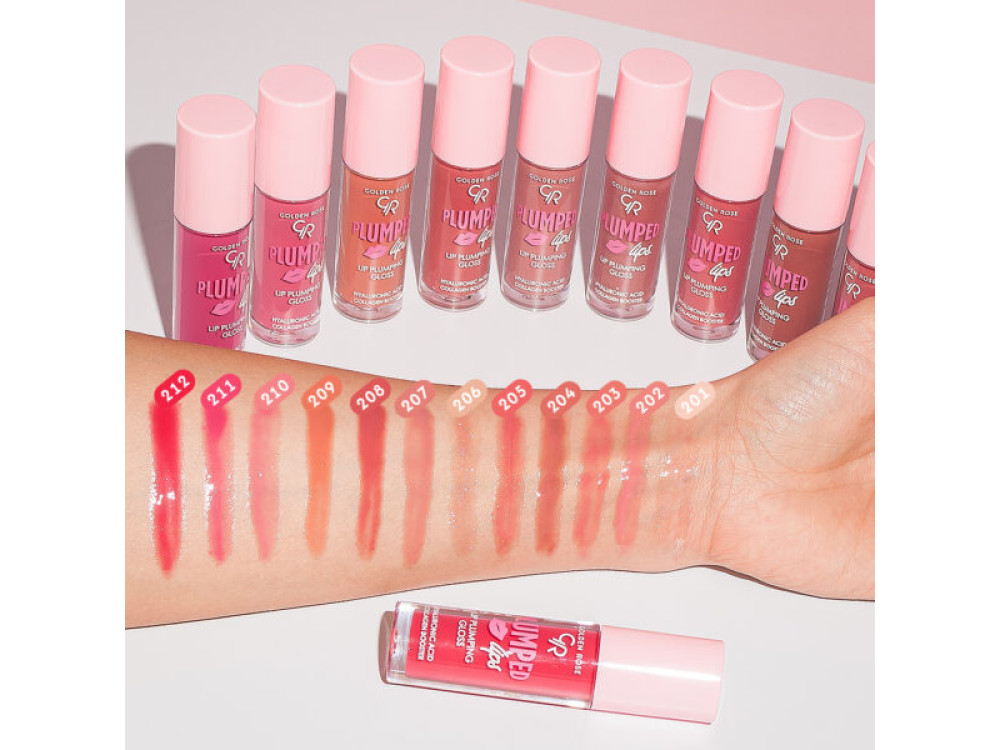 Блиск для губ Golden Rose Plumped Lips Lip Plumping Gloss 201