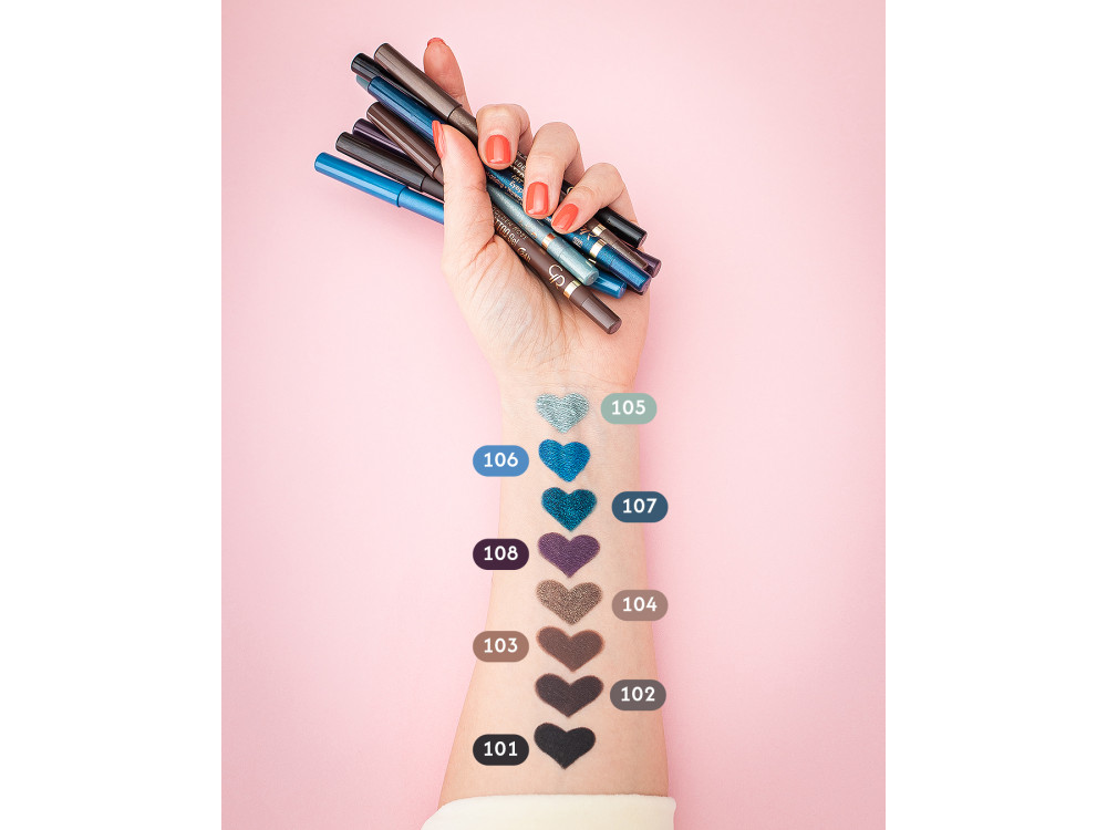 Гель-олівець для очей Golden Rose Tattoo Gel Eye Pencil 102 Dark Brown