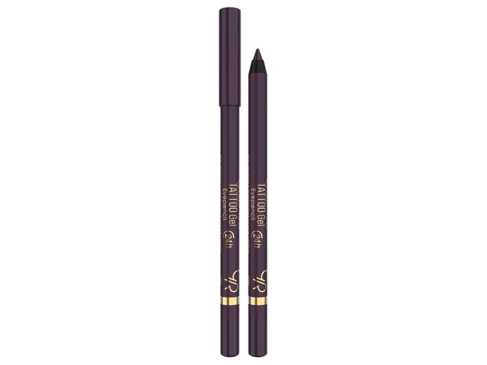 Гель-олівець для очей Golden Rose Tattoo Gel Eye Pencil 108 Deep Plum