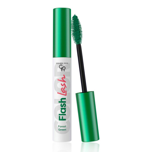 Туш для вій Golden Rose Flash Lash Colored Mascara 02 Forest Green 