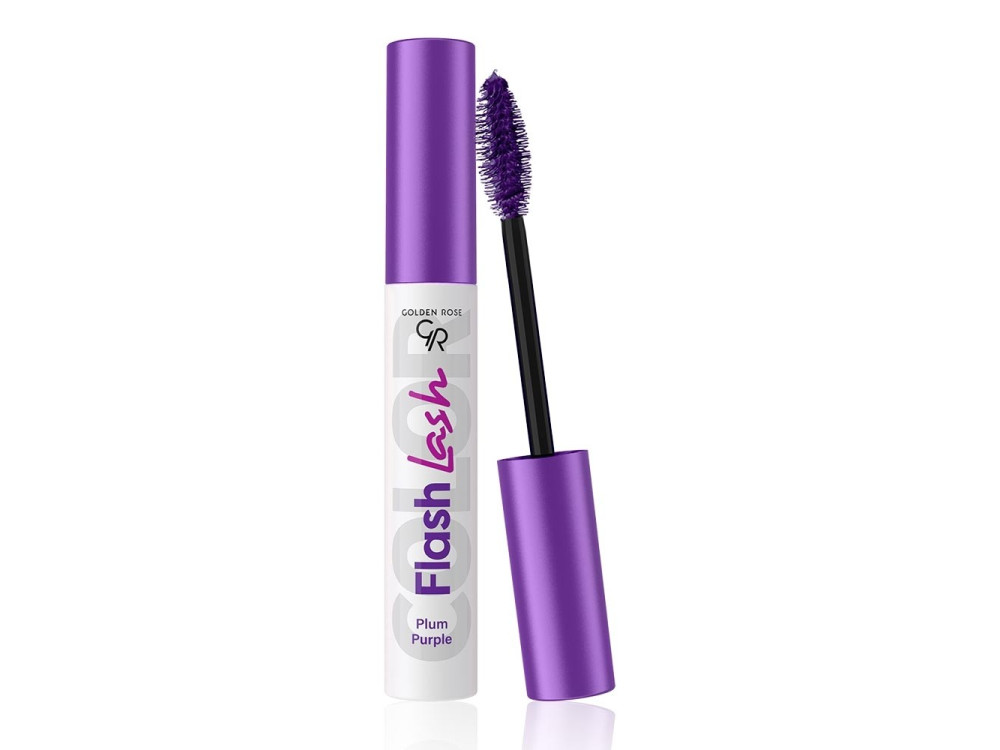 Туш для вій Golden Rose Flash Lash Colored Mascara 07 Plum Purple 