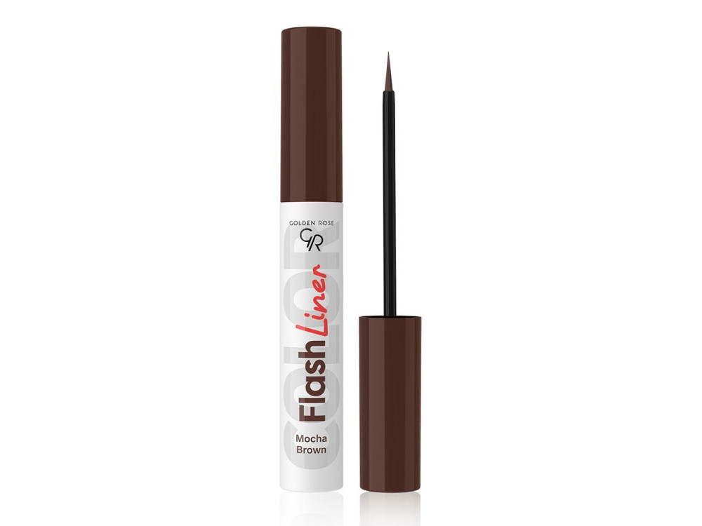 Рідка підводка для очей Golden Rose Flash Liner 108 Mocha Brown , 3.5 мл