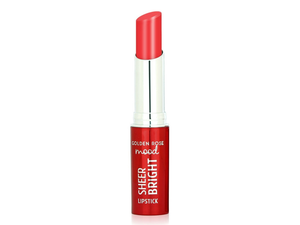Помада Golden Rose Sheer Bright Lipstick 103 Coral Red