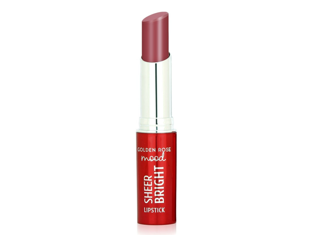 Помада Golden Rose Sheer Bright Lipstick 107 Mood Mauve