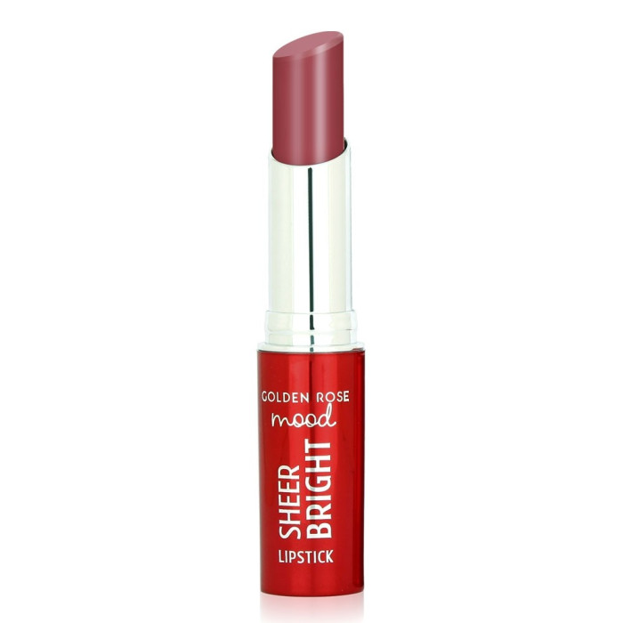 Помада Golden Rose Sheer Bright Lipstick 107 Mood Mauve