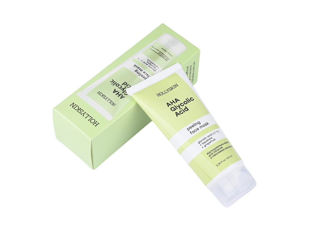 Маска для обличчя HOLLYSKIN Glycolic AHA  Acid Face Mask, 100 ml
