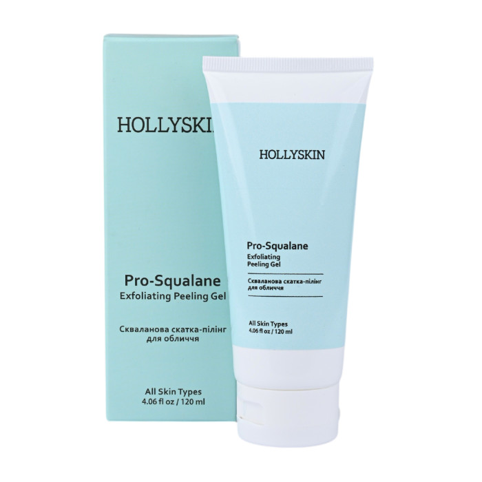 Пілінг-скатка для обличчя HOLLYSKIN Pro-SQUALANE Exfoliating Peeling Gel 120ml