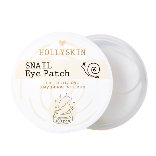 Патчі під очі HOLLYSKIN Snail Eye Patch 100шт