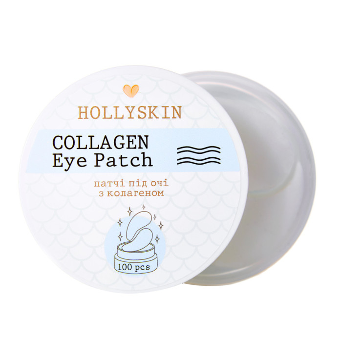 Патчі під очі HOLLYSKIN Collagen Eye Patch 100шт