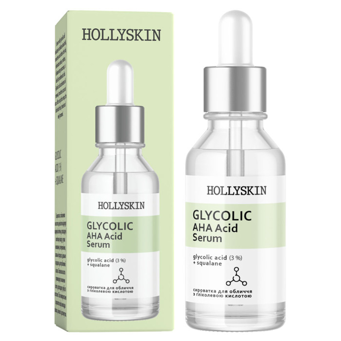 Сироватка для обличчя HOLLYSKIN Glycolic AHA Acid  Serum 30 ml