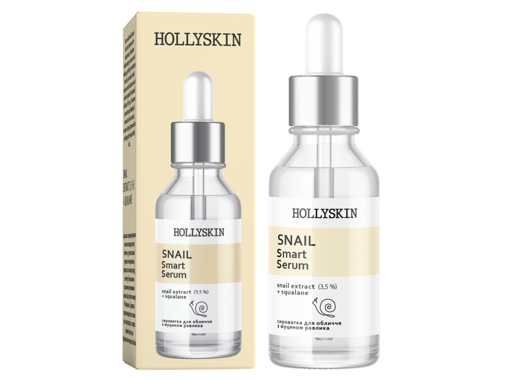 Сироватка для обличчя HOLLYSKIN Snail Smart Serum 30 ml