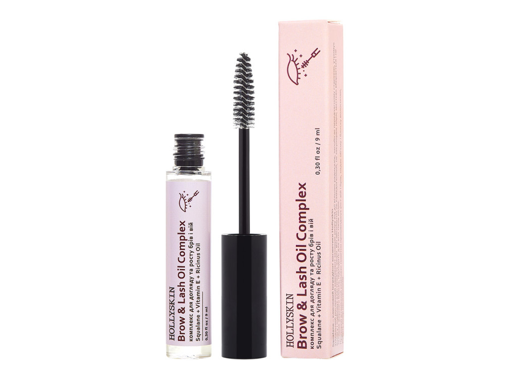 Комплекс для догляду та росту брів і вій HOLLYSKIN Brow&Lash Oil Complex 9ml