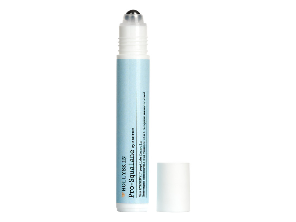 Пептидна сироватка від темних кіл і зморшок навколо очей HOLLYSKIN Pro-SQUALANE Eye serum 15ml