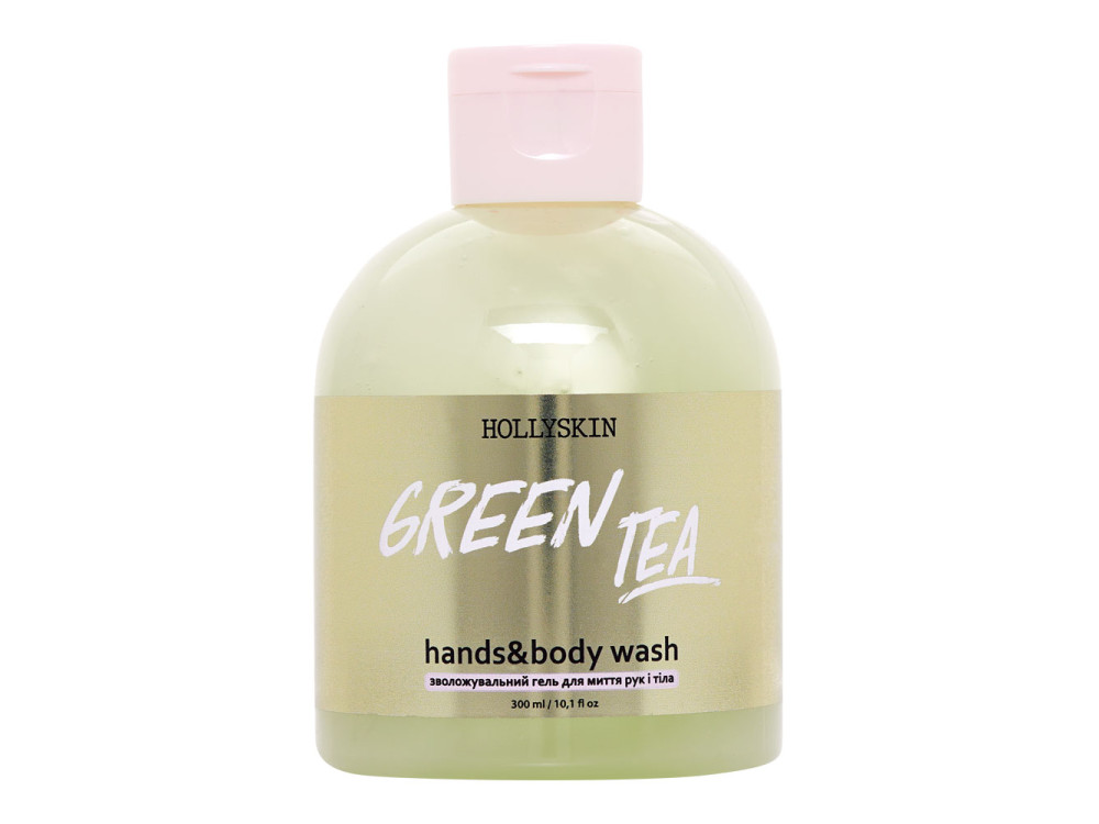 Зволожувальний гель для миття рук і тіла HOLLYSKIN Green Tea 300ml