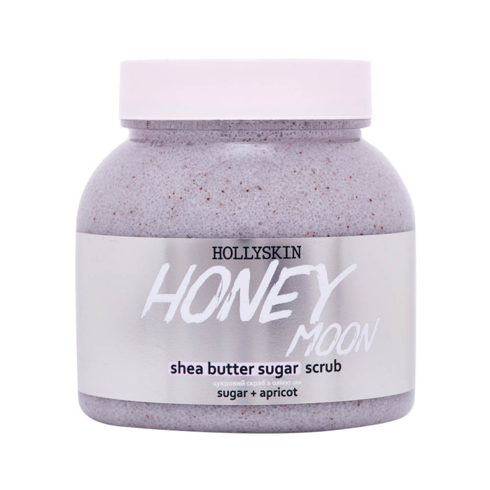 Цукровий скраб з олією ши і перлітом HOLLYSKIN Honey Moon 350g