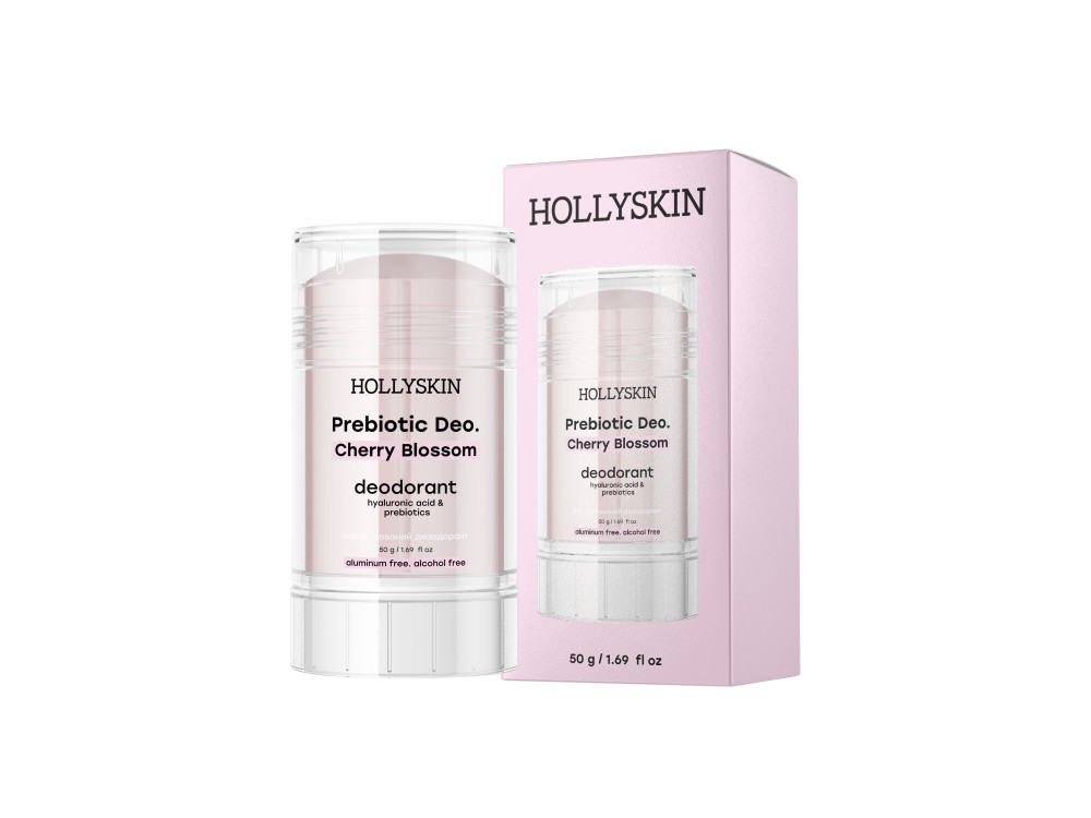 Парфумований дезодорант з гіалуроновою кислотою та пребіотиками HOLLYSKIN Cherry Blossom 50g