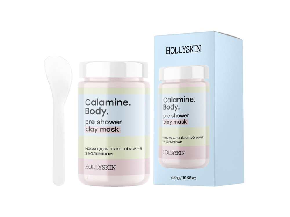 Маска для тіла і обличчя HOLLYSKIN Calamine. Body з каламіном, 300 г