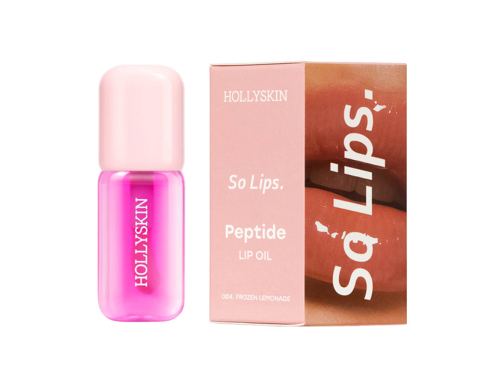 Зволожувальна олія для губ HOLLYSKIN So Lips Peptide Lip Oil 004 Frozen Lemonade