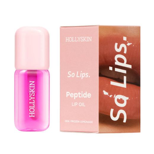 Зволожувальна олія для губ HOLLYSKIN So Lips Peptide Lip Oil 004 Frozen Lemonade