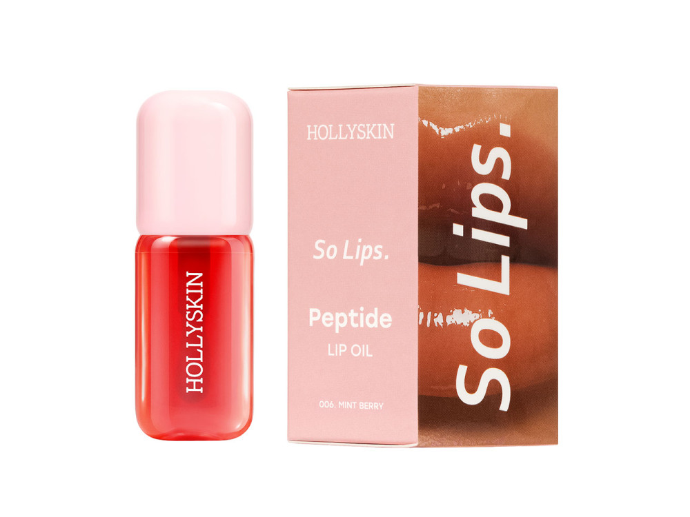 Зволожувальна олія для губ HOLLYSKIN So Lips Peptide Lip Oil 006 Mint Beery