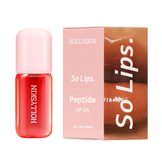 Зволожувальна олія для губ HOLLYSKIN So Lips Peptide Lip Oil 006 Mint Beery