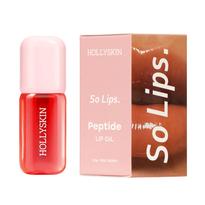 Зволожувальна олія для губ HOLLYSKIN So Lips Peptide Lip Oil 006 Mint Beery