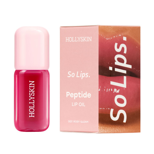 Зволожувальна олія для губ HOLLYSKIN So Lips Peptide Lip Oil 007 Rosy Gleam