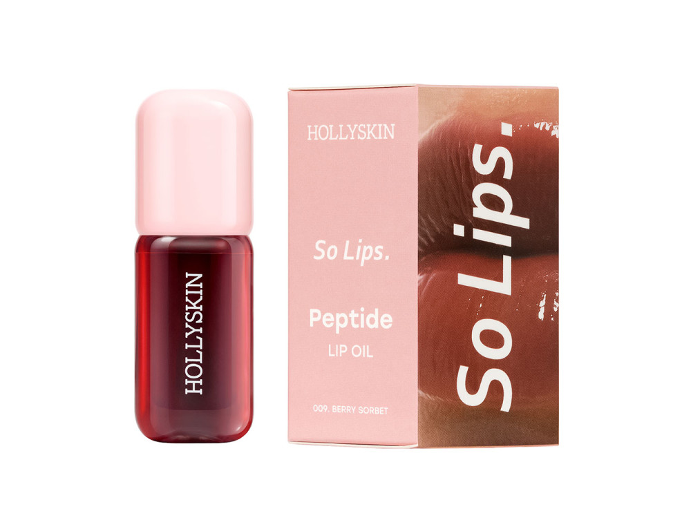 Зволожувальна олія для губ HOLLYSKIN So Lips Peptide Lip Oil 009 Berry Sorbet