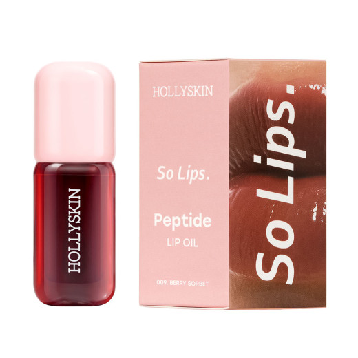 Зволожувальна олія для губ HOLLYSKIN So Lips Peptide Lip Oil 009 Berry Sorbet
